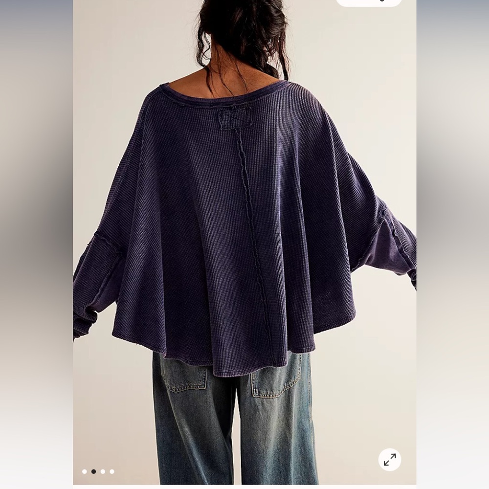 Free People/ We The Free Microphone Drop Thermal size xs - Picture 2 of 7